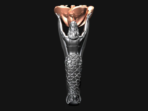 Fantasy ring 3D Print Model