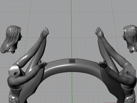 Fantasy ring 3D Baskı Modeli
