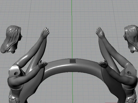 Fantasy ring 3D Print Model