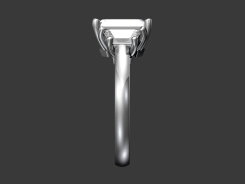Engagement ring 3D Print Model