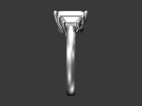 Engagement ring 3D Print Model