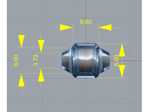Engagement ring 3D Print Model