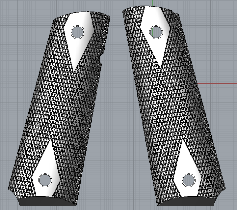 1911 original grips Modèles 3D en vedette .c4d .max .obj .3ds .fbx .stl .blend 