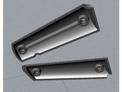 1911 original grips 3D Print Model
