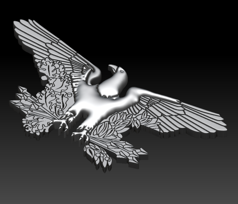 Eagle 3D 打印模型 .c4d .max .obj .3ds .fbx .stl .blend 