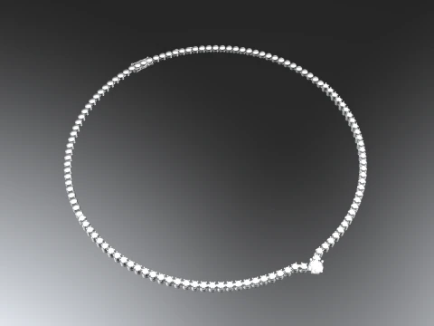 Tennis necklace 3D Print Model