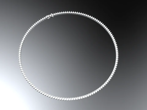 Tennis necklace 3D Print Model