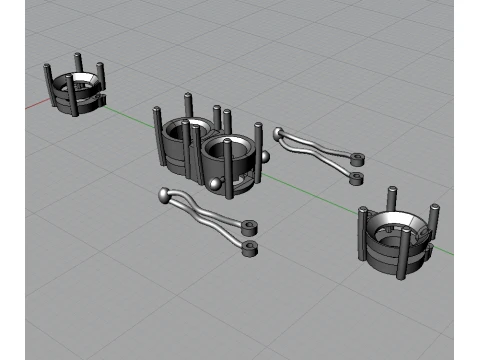 Tennis necklace 3D Print Model