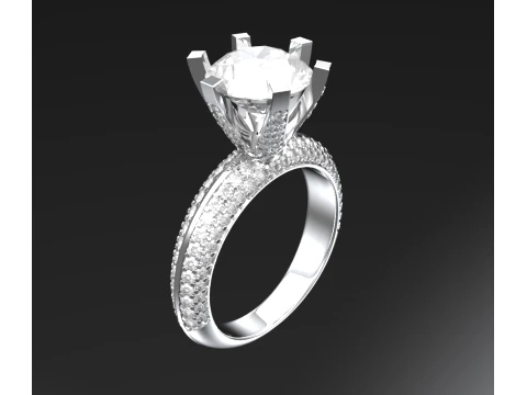 Engagement ring 3D 프린트 모델
