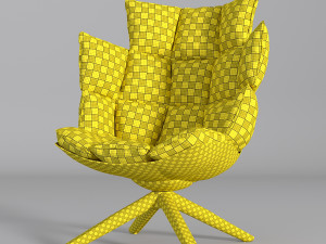 leather armchair 3D 模型