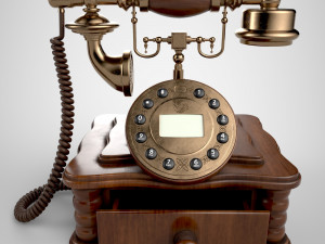 antique telephon 3D Model