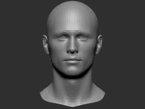 Head basemesh Modelo 3D