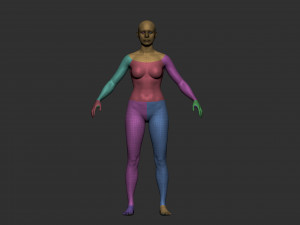 body basemesh metahuman vivan 3D मॉडल
