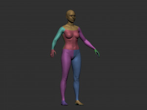 body basemesh metahuman vivan 3D मॉडल
