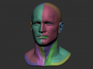 nathan uncharted head basemesh 3D 모델
