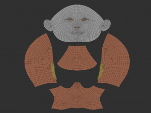 goril head 3D Модель