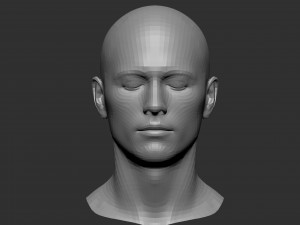 Head basemesh 3 Model 3D