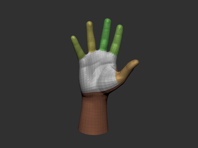 hand Modelo 3D .c4d .max .obj .3ds .fbx .stl .blend 