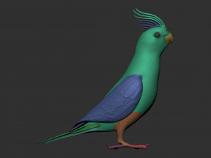 parrot Modèle 3D