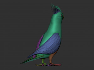 parrot Modèle 3D