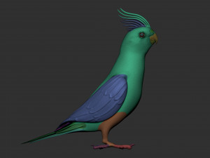 parrot Modèle 3D