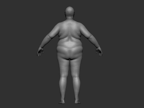 Fat Woman 3D मॉडल