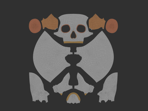 Skeleton 3Dモデル
