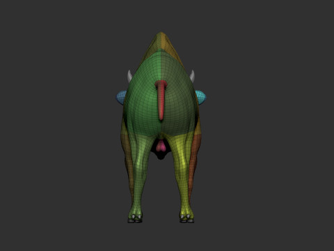 Bison American 3D Модель