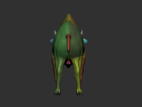 Bison American 3D Model