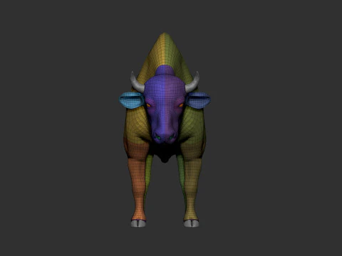 Bison American 3D Model