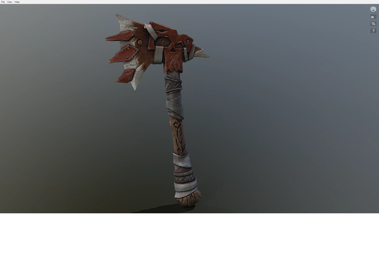 axe sekira topor 3D Model .c4d .max .obj .3ds .fbx .stl .blend
