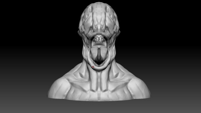 monstr 3D-Modell .c4d .max .obj .3ds .fbx .stl .blend 