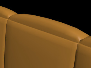 brown sofa 3D 모델
