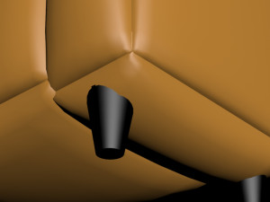 brown sofa 3D 모델