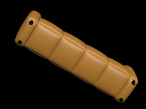 brown sofa 3D 모델