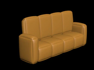 brown sofa 3D Model