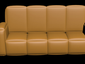 brown sofa 3D 모델
