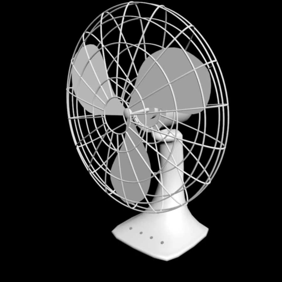 ventilator 3D Model .c4d .max .obj .3ds .fbx .stl .blend 