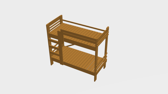 bed 3D Модель .c4d .max .obj .3ds .fbx .stl .blend