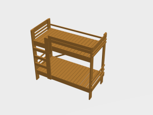 bed 3D 모델