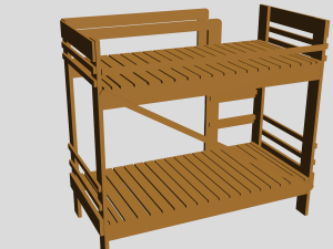 bed 3D Модель