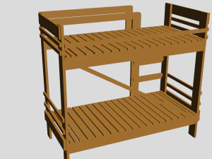 bed 3D Model