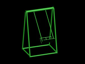 그린 스윙 3D 모델