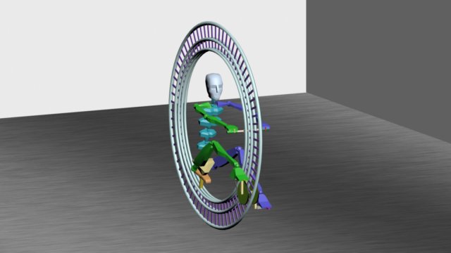 unicycle 3D Modell .c4d .max .obj .3ds .fbx .stl .blend