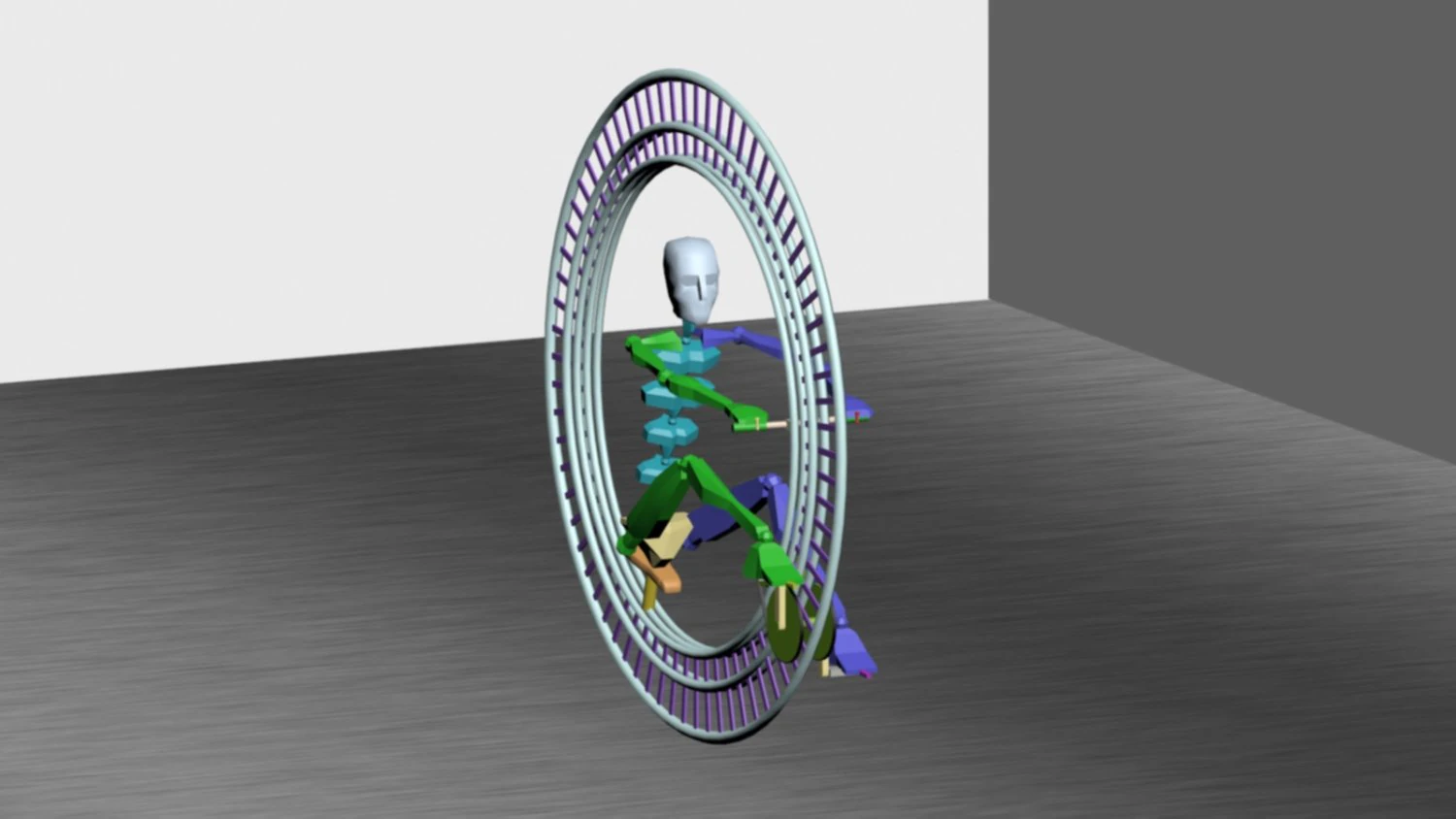 unicycle 3D Model .c4d .max .obj .3ds .fbx .stl .blend 
