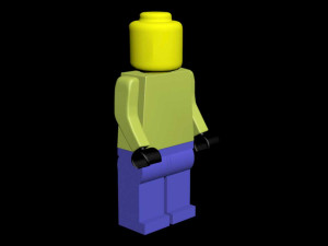 lego man 3D 모델