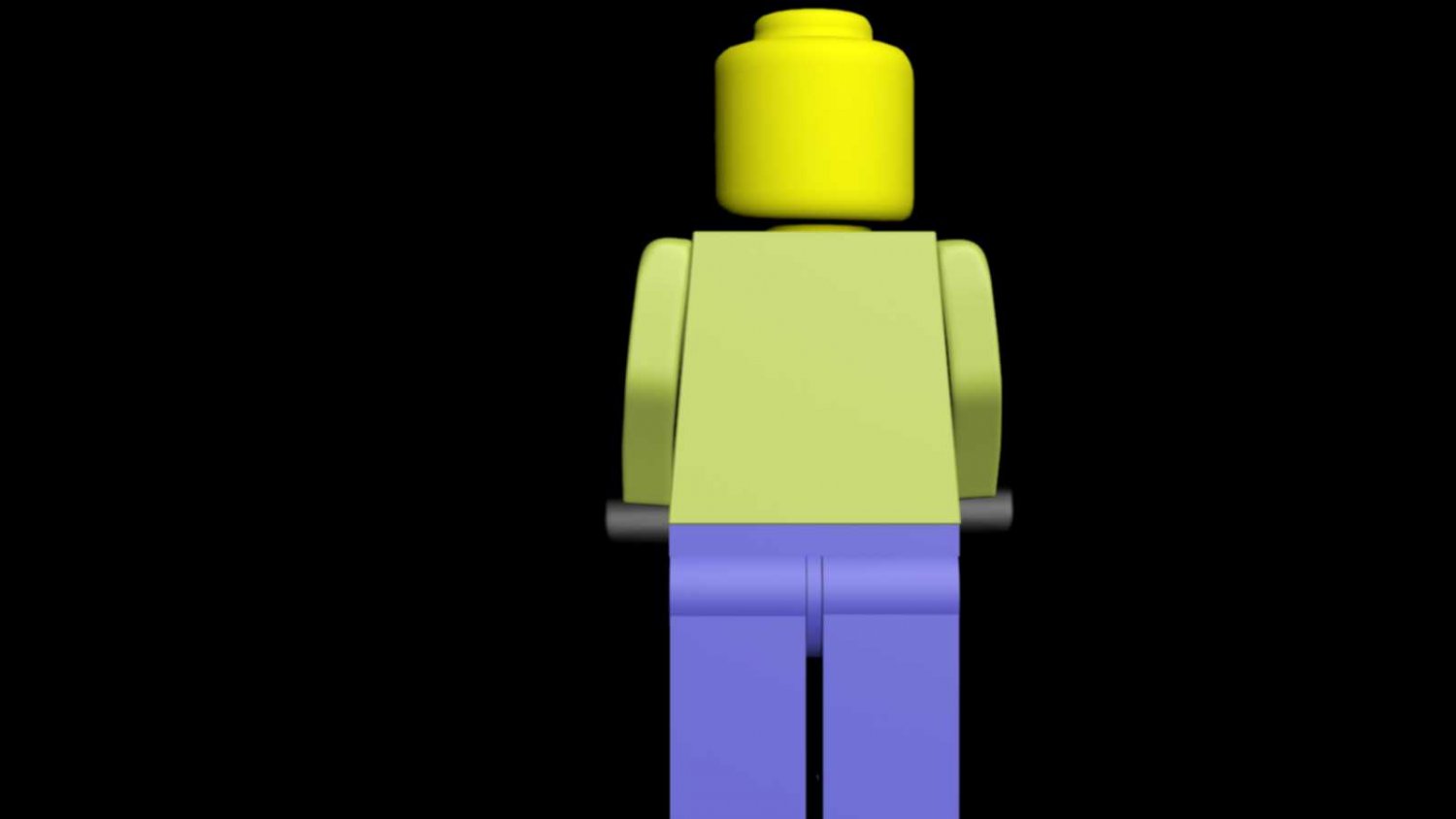 lego man 3d model