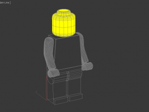 lego man 3D Model