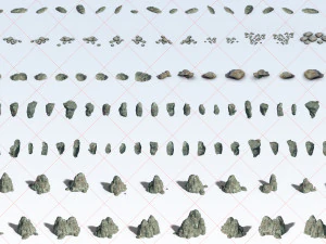 210 Roccia Pietra Montagna Scogliera Terreno Canyon Scala Risorsa di gioco 2D CG Textures