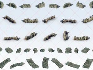 210 Roccia Pietra Montagna Scogliera Terreno Canyon Scala Risorsa di gioco 2D CG Textures